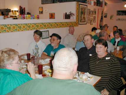 RV Club members at Palo Verde restaurant Quartzsite