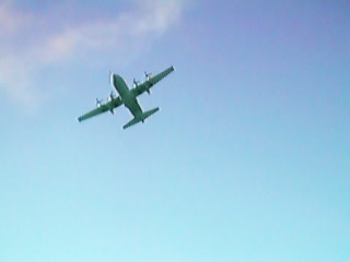 Royal air force Airplane flying over the Lundon Bridge